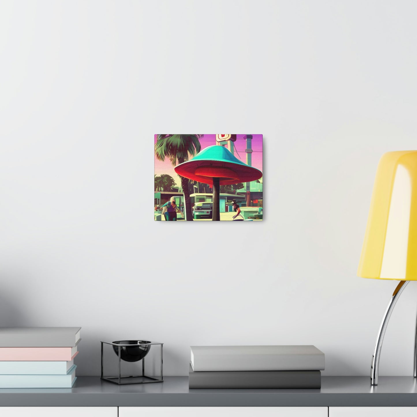 Mushroom Milkshake Stand Canvas