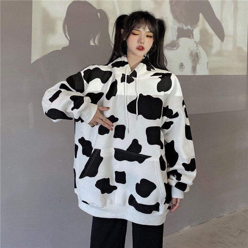 Holy Cow Printed Women Hoodie