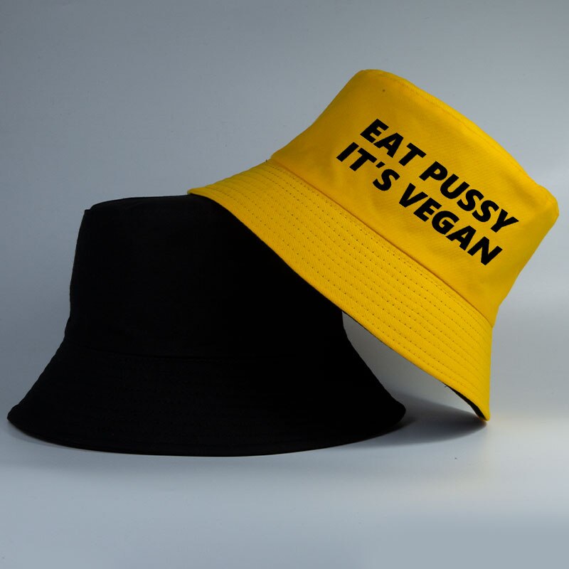 Eat Pussy Its Vegan Bucket Hat