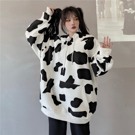 Holy Cow Printed Women Hoodie