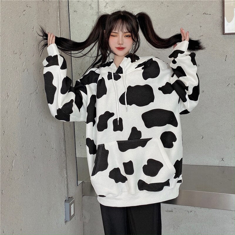 Holy Cow Printed Women Hoodie