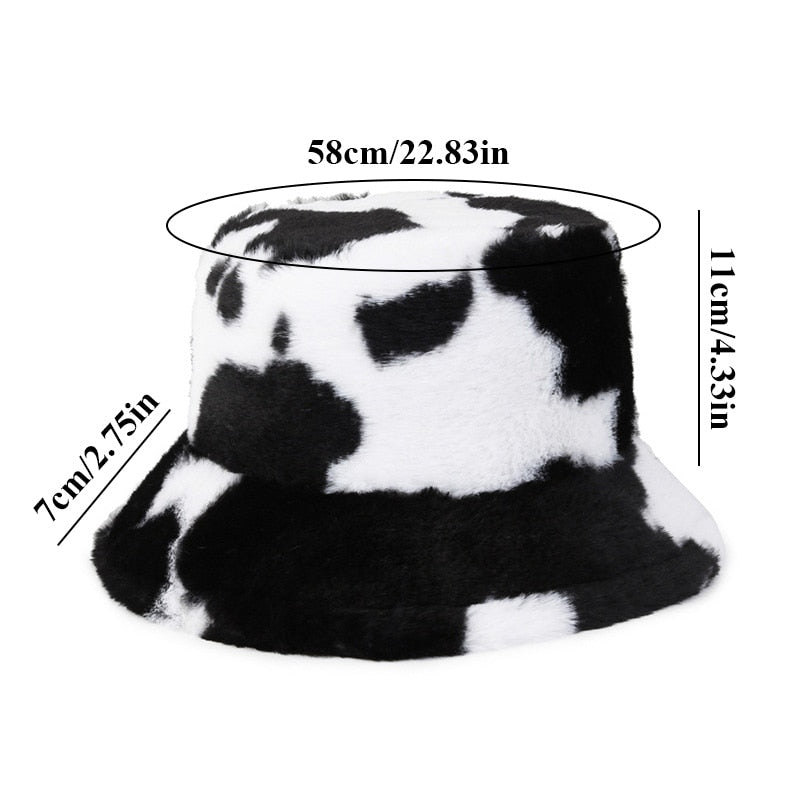 Holy Cow Fluffy Bucket Hats