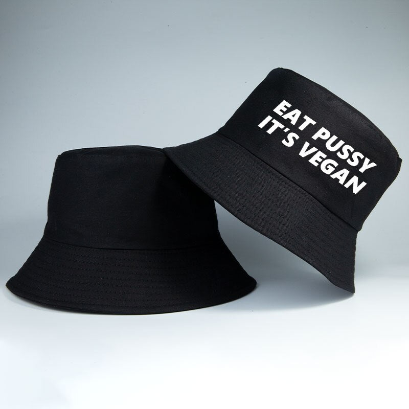 Eat Pussy Its Vegan Bucket Hat