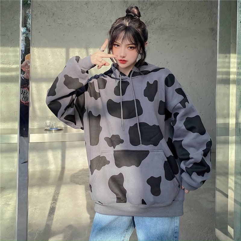 Holy Cow Printed Women Hoodie